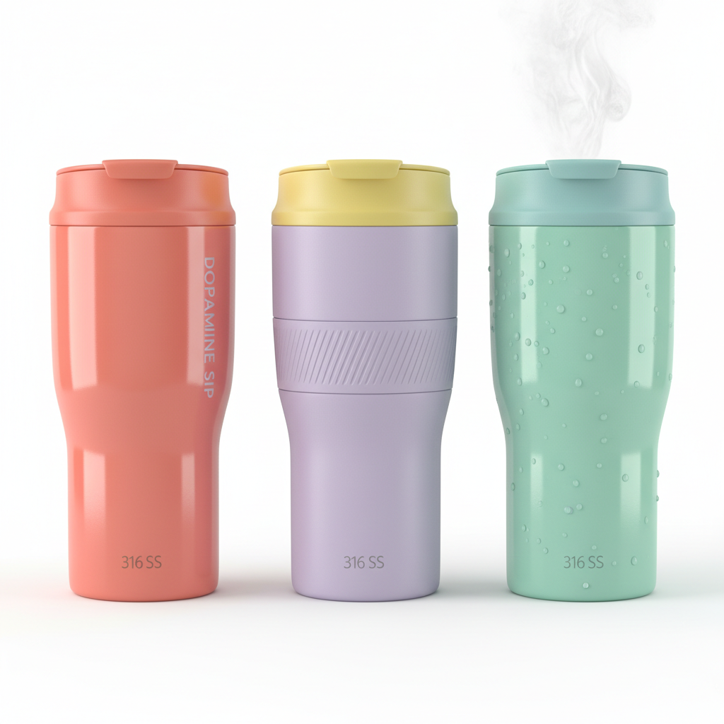 Stainless Steel Insulated Tumbler — Keeps Drinks Hot & Cold